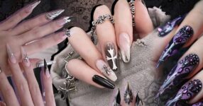 Goth Nail Designs: 5 Edgy, but Pretty Ideas for All the Darklings (with Tutorials!)