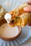 Sheet Pan Breakfast Burritos with Creamy Chipotle Sauce Recipe